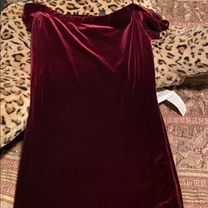 Off the shoulder fitted dress